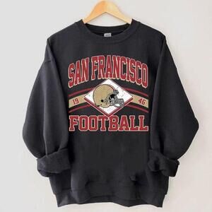 San Francisco Football Retro Style Graphic Team Spirit Unisex Sweatshirt